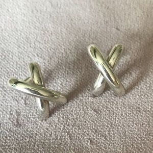 X earrings (sterling silver 925)